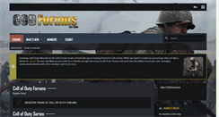 Desktop Screenshot of codforums.com