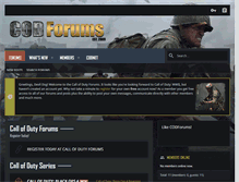 Tablet Screenshot of codforums.com